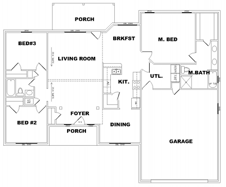 Rent house floor plan